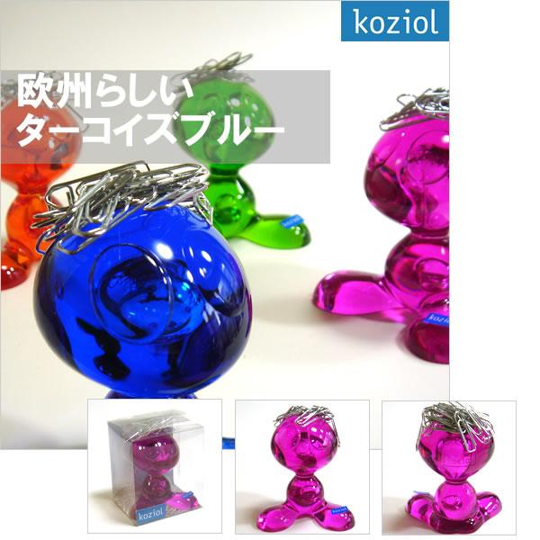 ドイツ Koziol (コジオル)社 CURLY クリップディスペンサー ピンク