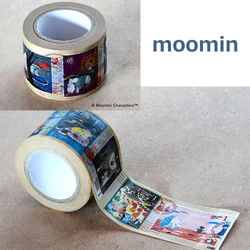 MOOMIN カモ井加工紙 ムーミン マスキングテープ 切手シリーズ