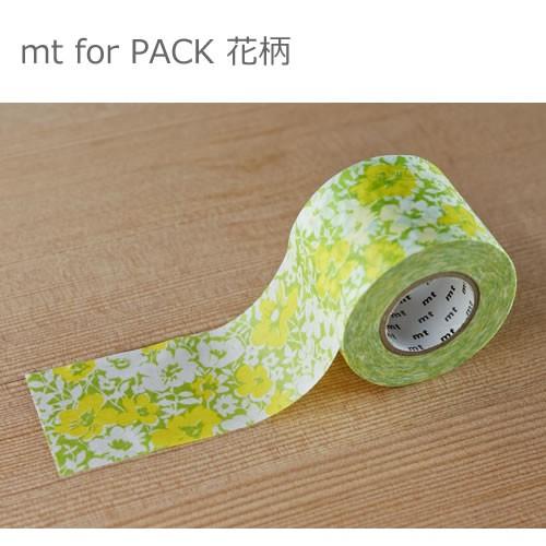 カモ井加工紙mt for PACK 花柄 幅45mm×15m マスキングテープ : 正規