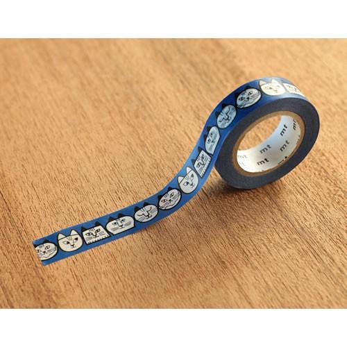 【ゆうメール９９円】カモ井加工紙 mt リサラーソン ねこのかお　幅15mm×全長10m 　マスキングテープ　　 | Lisa Larson