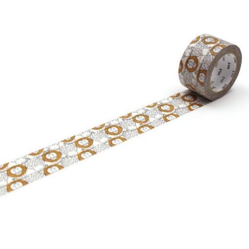 【ゆうメール９９円】カモ井加工紙 mt リサラーソン　ライオン マスキングテープ マステ | Lisa Larson
