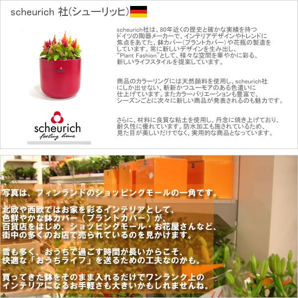 5号用　ドイツ　シューリッヒ(scheurich)社 鉢カバー(プラントカバー)　キウィ　（観葉植物、ハイドロカルチャー） |  | 02