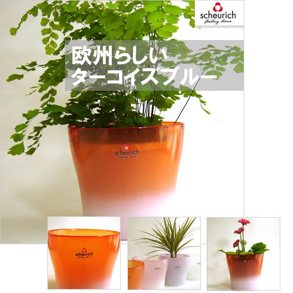ガラス製　4号用　ドイツ　シューリッヒ(scheurich)社 鉢カバー(プラントカバー)　オペイク　ミランダ　（観葉植物、ハイドロカルチャー） |  | 01