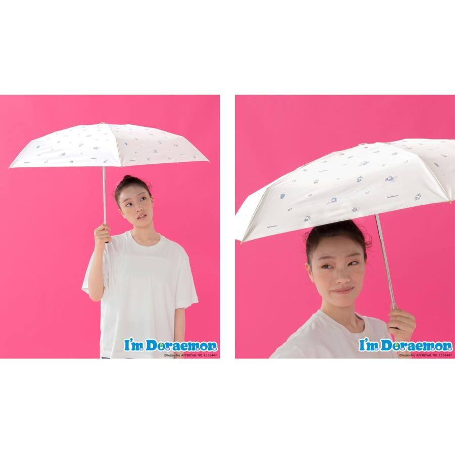 ドラえもん 遮光ドラえもんフェイスポーチ ミニ Wpc. 送料無料 ギフト お祝い プレゼント 日傘 折りたたみ傘 晴雨兼用　アイムドラえもん | Wpc. | 05