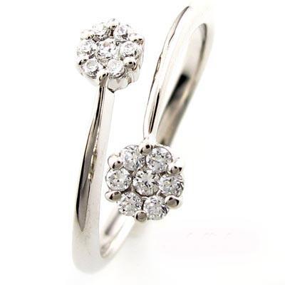 流行に リング 指輪 レディース ダイヤモンド フラワー プラチナ 900 激安特価 Lespakigali Com