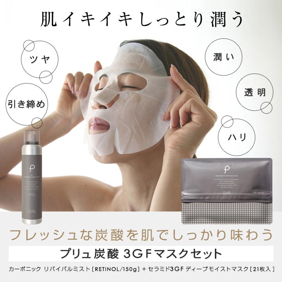 PLuS（プリュ） パック エイジングケア フェイスパック ミスト化粧水