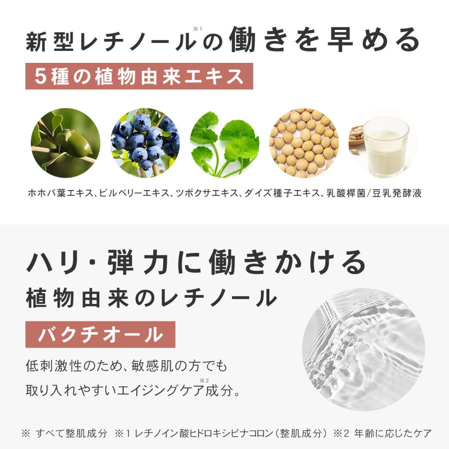 PLuS（プリュ） 美容液 レチノール ハリ しわ 40代 50代 60代