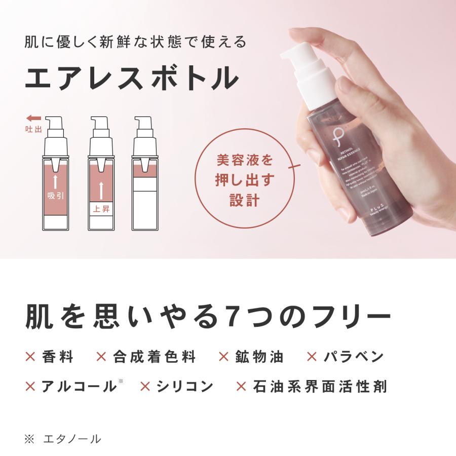 PLuS（プリュ） 美容液 エイジングケア レチノール リペア エッセンス