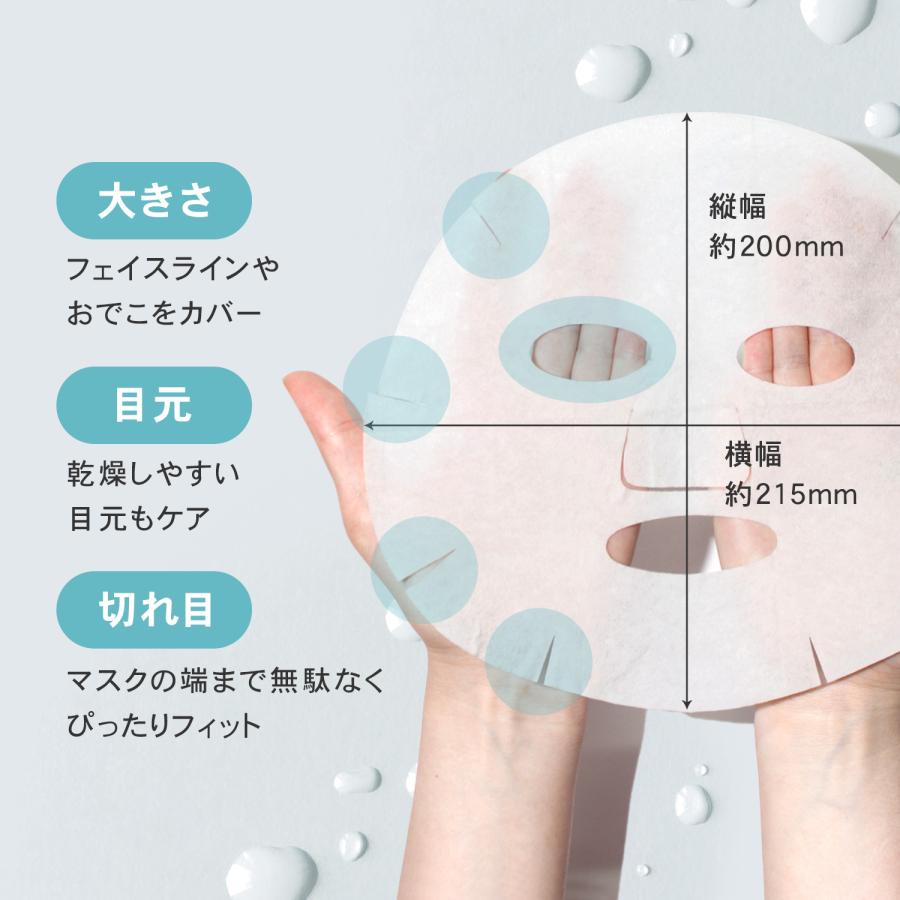 PLuS（プリュ） シートマスク 大容量 保湿 パック 70枚入 高密着 毛穴