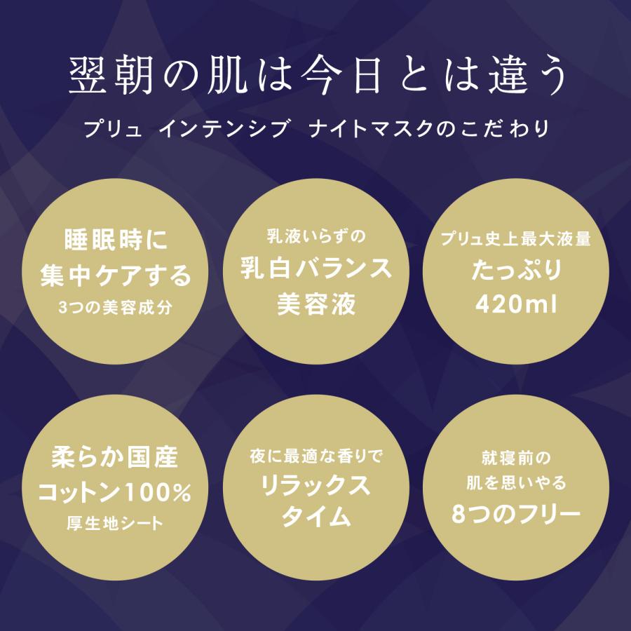 PLuS（プリュ） パック 大容量 保湿 シートマスク 60枚 レチノール