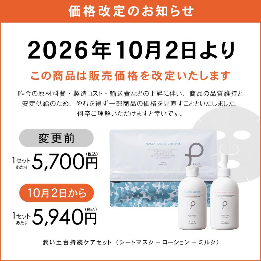 PLuS（プリュ） 化粧水 乳液 スキンケアセット 潤い土台持続ケアセット