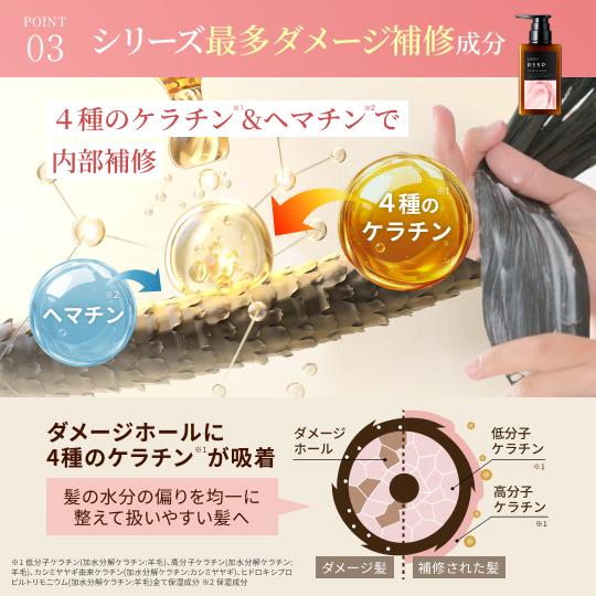 公式】emoc (エモック) レチスパ クリームシャンプー ナイアシンアミド