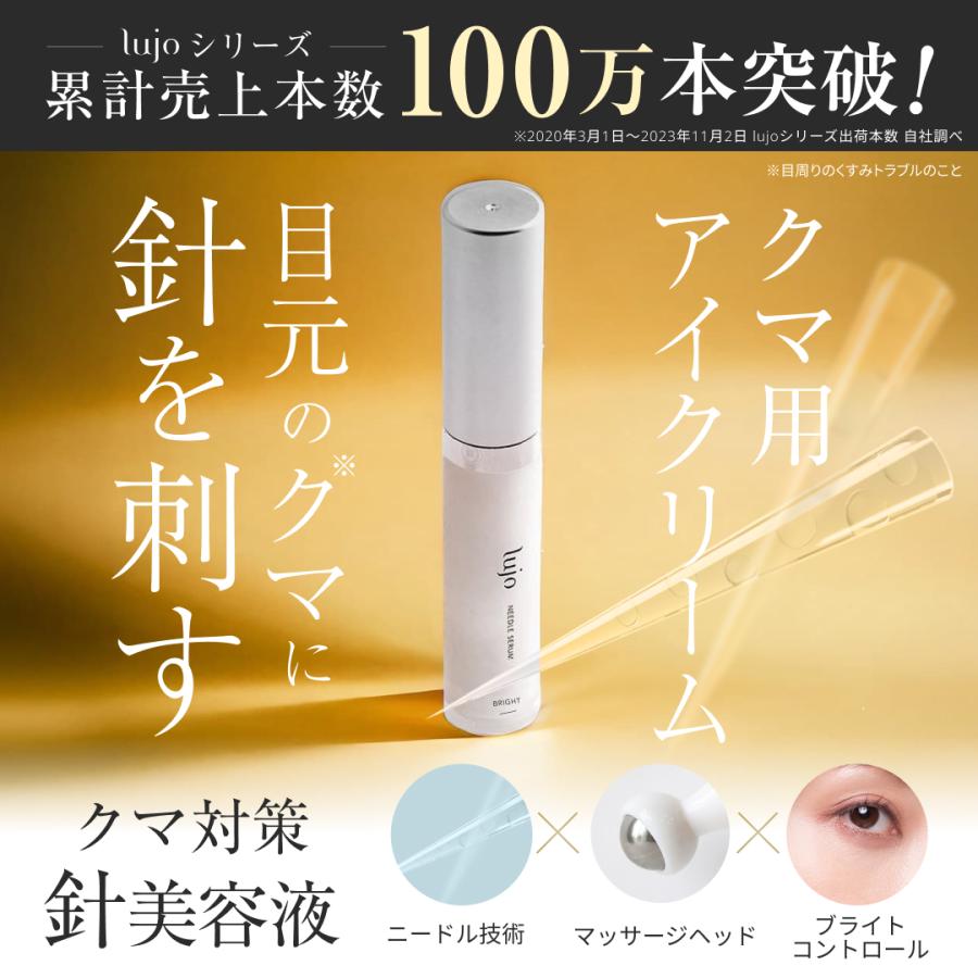 lujo ニードルセラムブライト 1ヶ月分 ニードルセラム 針美容液 ヒト