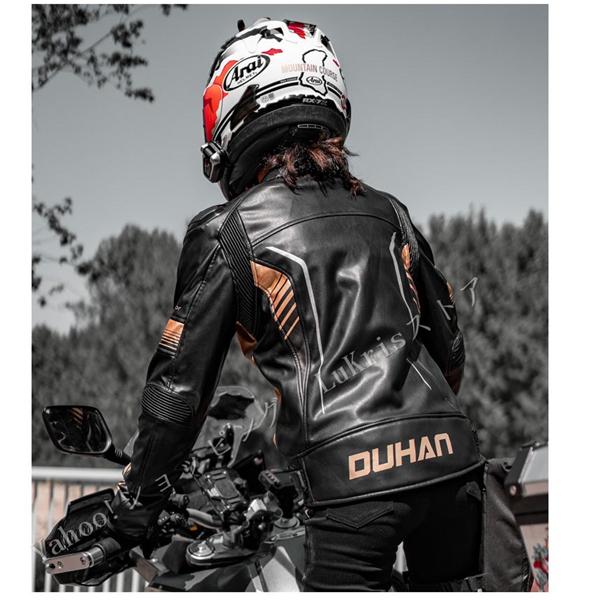 セール！ 秋冬 DUHAN バイクジャケット メンズ レディース 中綿脱着可