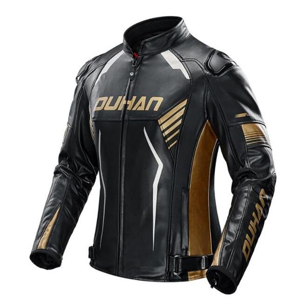 セール！ 秋冬 DUHAN バイクジャケット メンズ レディース 中綿脱着可