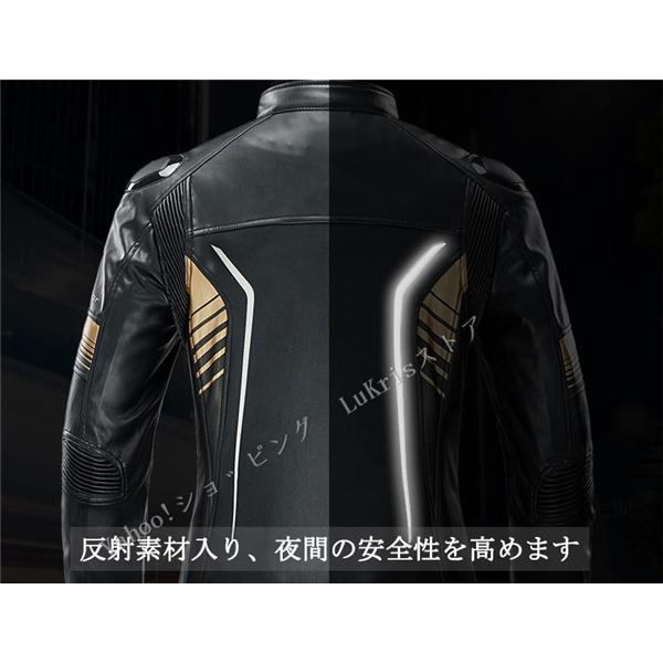 セール！ 秋冬 DUHAN バイクジャケット メンズ レディース 中綿脱着可