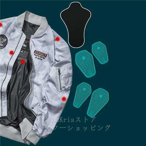 セール！ 春秋 DUHAN バイクジャケット メンズ レーシングウエア MA-1 格好いい フライトジャケットブルゾン ライダースブルゾン ライディング_6