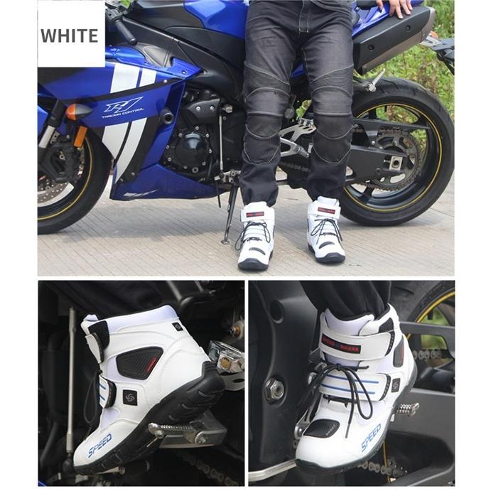 SALE! レーシングシューズ メンズ バイク用靴 ツーリング ライディン