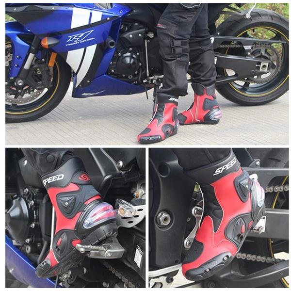 SALE! 　ツーリングブーツ　メンズ　オフロード　レーシングブーツ　バイク用靴　格好いい　ライディングシューズ　モトクロス　｜lukris-store｜11