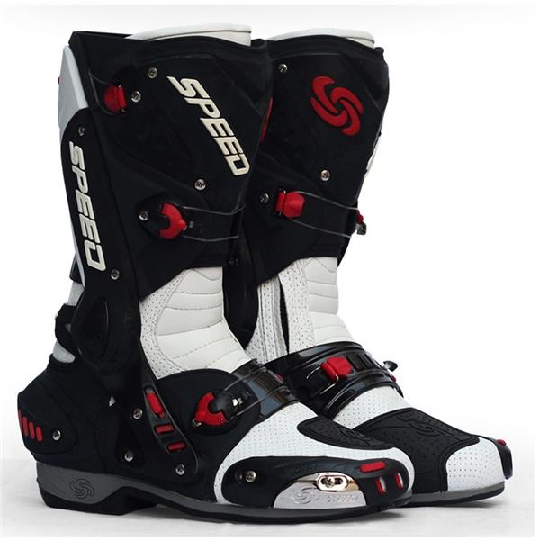 SALE! ツーリングブーツ メンズ オフロード レーシングブーツ バイク用