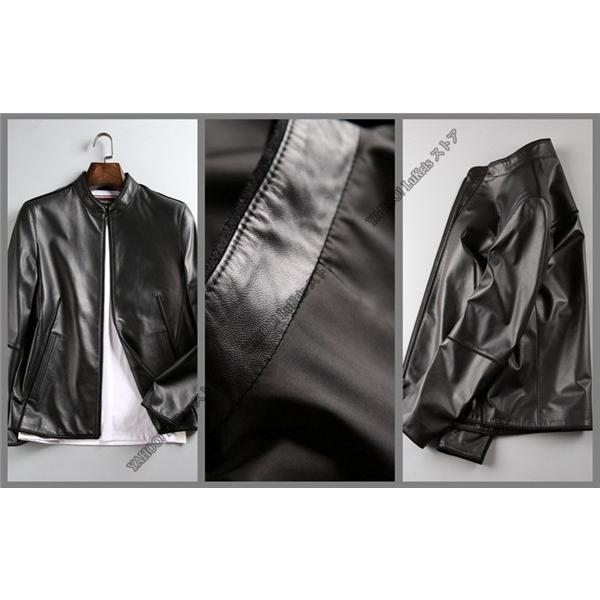 未使用　レザージャケット　シングルライダース　XXL メンズ SALE! 本革 レザー ジャケット メンズ シングルライダース