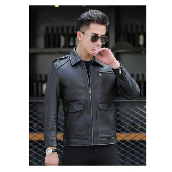 SALE! 牛革 ライダースジャケット メンズ レザーコート スタイリッシュ  