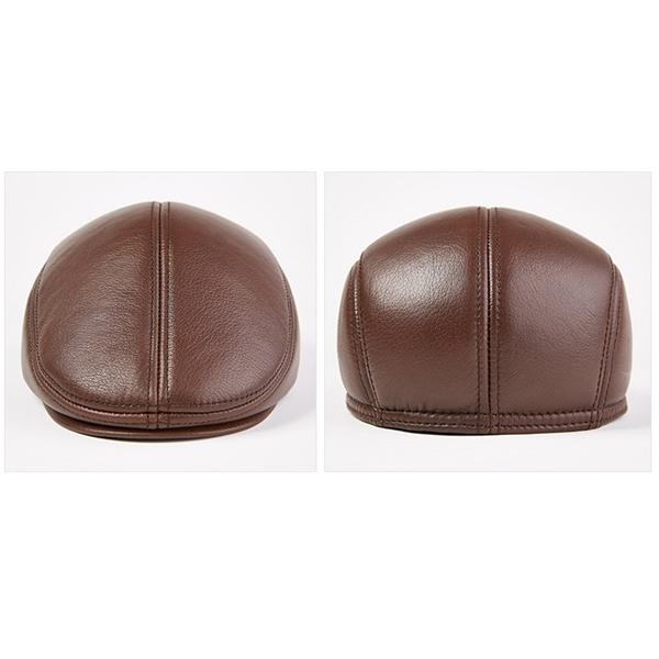 SALE！ 本革 ハンチング メンズ リアルレザー 帽子 レディース
