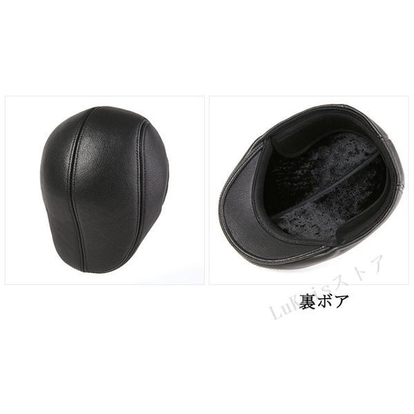 ひろりんさん専用　エビス　evis 黒レザーハンチングLサイズ ひろりんさん専用 エビス evis 黒レザーハンチングLサイズ