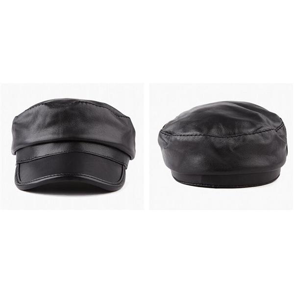 SALE！ 本革 マリンキャップ メンズ リアルレザー ワーク帽子