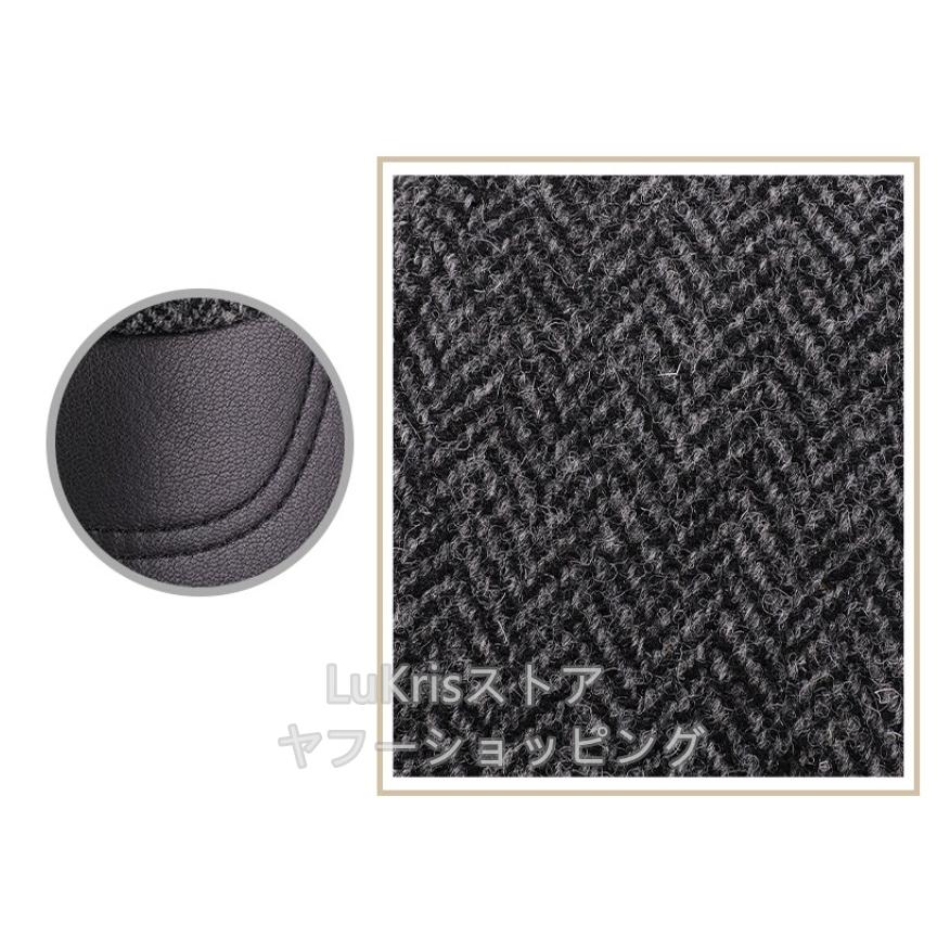 SALE！ウール100% 野球キャップ本革 ヤギ革  ベースボールキャップ アウトドア メンズ 帽子防寒  ハリスツイード生地 通勤用  春秋冬 |  | 03