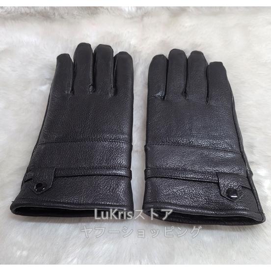 ユリウスJULIUS ラムレザーボアジップグローブ 】 ユリウスJULIUS