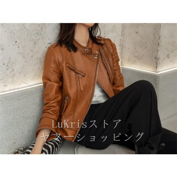 SALE! 本革 ジャケット レディース レザーコート ラム革 SALE! 本革 ジャケット レディース レザーコート ラム革