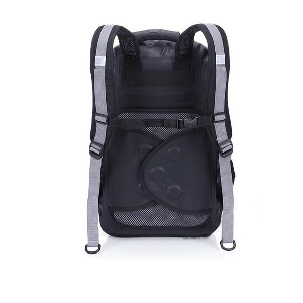 【完全防水】DUHAN  23L リュックサック アウトドア デイパック バックパック メンズ レディース 大容量 キャンプ 登山 バイク用バッグ ブラックの画像