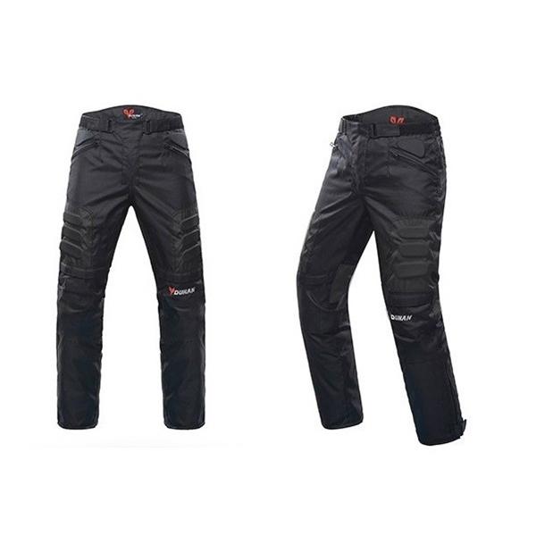 SALE! DUHAN レーシングパンツ メンズ 中綿インナー脱着可 ツーリング