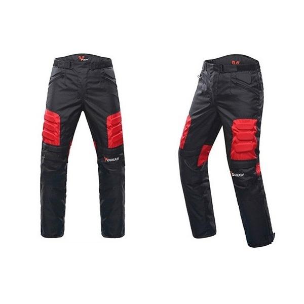 SALE! DUHAN レーシングパンツ メンズ 中綿インナー脱着可 ツーリング