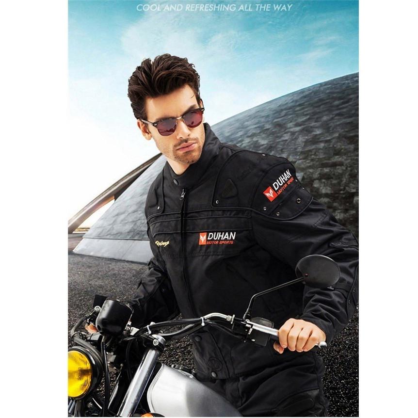 時間限定SALE！】 DUHAN 上下2点セット バイクジャケット メンズ 