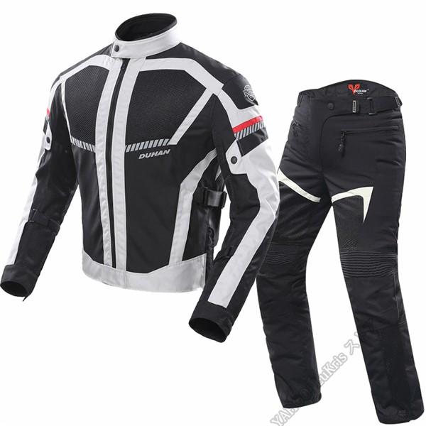 SALE 」DUHAN 上下2点セット メンズ メッシュバイクジャケット