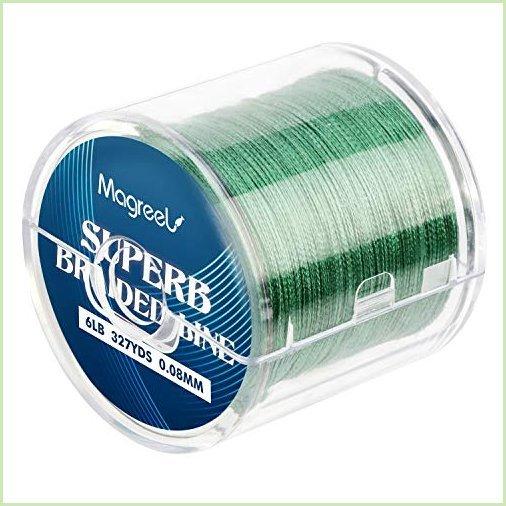 激安 Magreel 編組釣り糸 ポンド 4および8スタンド釣り糸 耐摩耗性編組ライン 6ポンド 80ポンド リールスタンド Raffles Mn