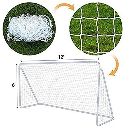 特別価格BenefitUSA Nets for Portable Football Soccer Door Goal 12' x 6' Soccer Net 好評販売中