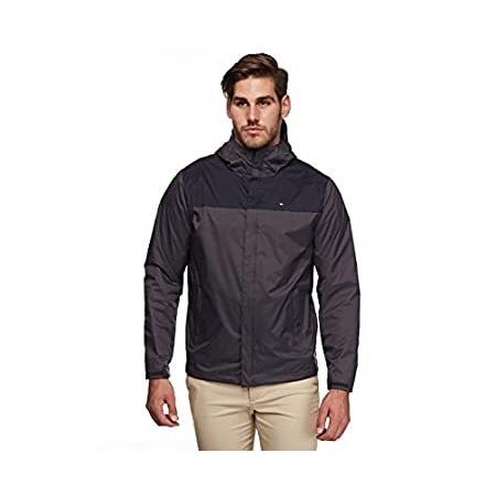 ★大人気商品★ 特別価格Tommy Hilfiger Men's Lightweight Breathable Waterproof Hooded Jacket, Navy/好評販売中 ユーティリティ