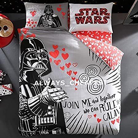 円高還元 特別価格ALWAYS_CHEAPEST Star Wars Valentine's Day Duvet Quilt Cover Set Double/Quee好評販売中 お盆、トレイ
