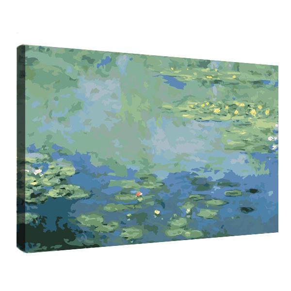 送料無料 数字塗り絵 Diy 油絵 名画 クロード モネ 睡蓮 デジタル油絵 簡単 大人の塗り絵 自由研究 インテリア 絵画 塗り絵セット 40 50 枠付き Jw Lulu Closet 通販 Yahoo ショッピング