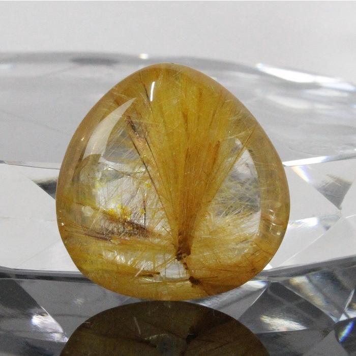 ルチルクォーツ 原石タンブル 磨き原石 クラスター 金針水晶 Cluster