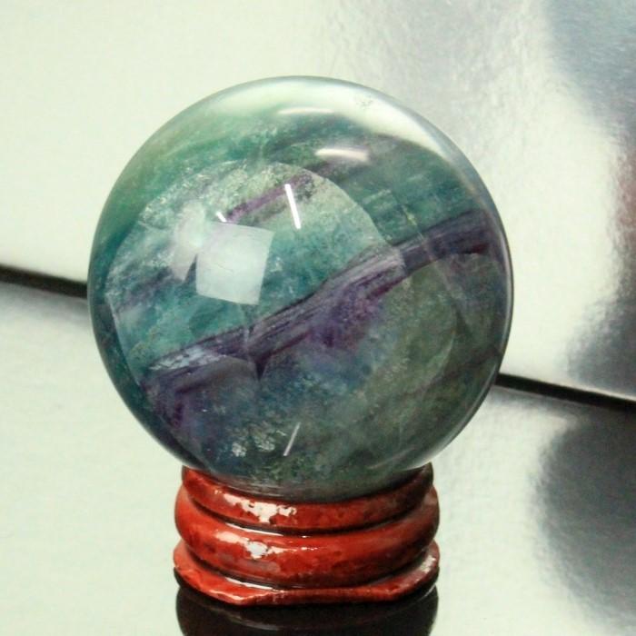 フローライト 丸玉 原石 fluorite 水晶玉 天然石 パワーストーン【45mm