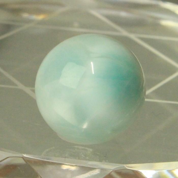 ラリマー 丸玉 水晶玉 ペクトライト 原石 ビーズ 天然石