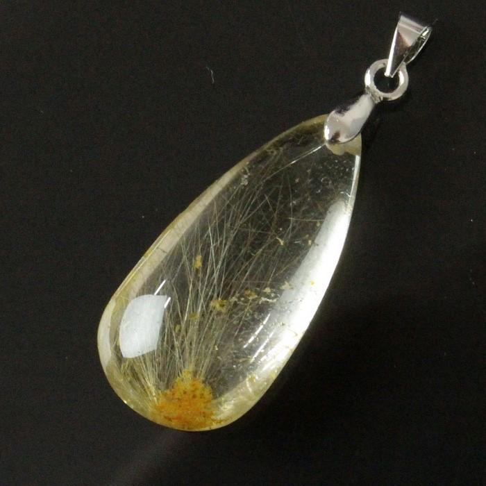 ルチルクォーツ ペンダント ネックレス quartz 金針水晶 Pendant