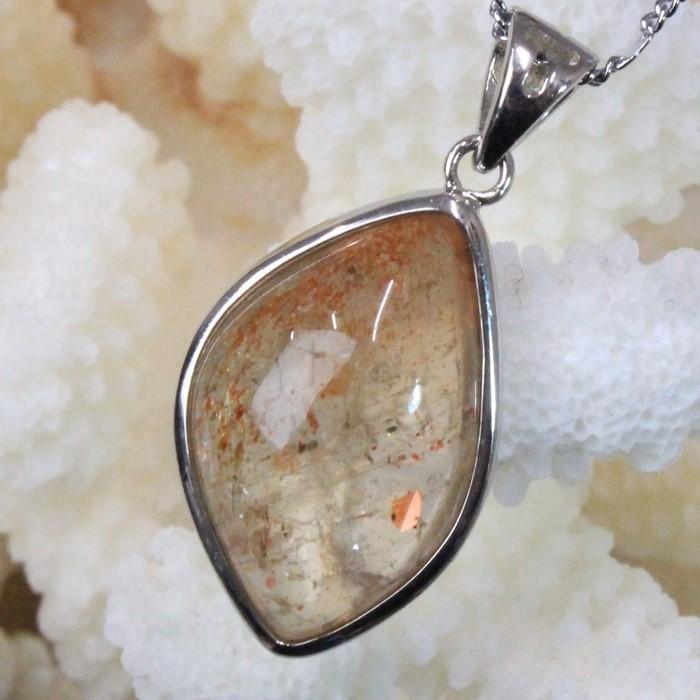 サンストーン ペンダント ネックレス sun stone 日長石 Necklace 天然石 ｜メンズ レディース 海外直輸入価格で販売｜