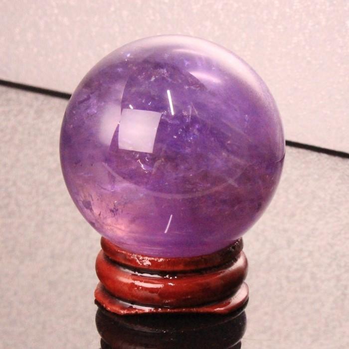 アメジスト 丸玉 原石 Amethyst 紫水晶 水晶玉 一点物【42mm