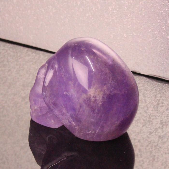 アメジスト ドクロ 原石 スカル 紫水晶 髑髏 パワーストーン Amazon.co