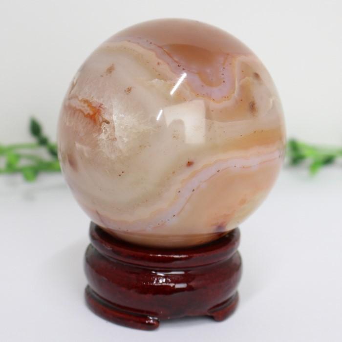 瑪瑙 丸玉 水晶玉 メノウ めのう 原石 一点物【63mm玉